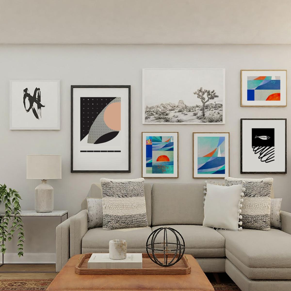 French Riviera Seaside & Sunrise A3 297 X 420Mm Awol – image 7