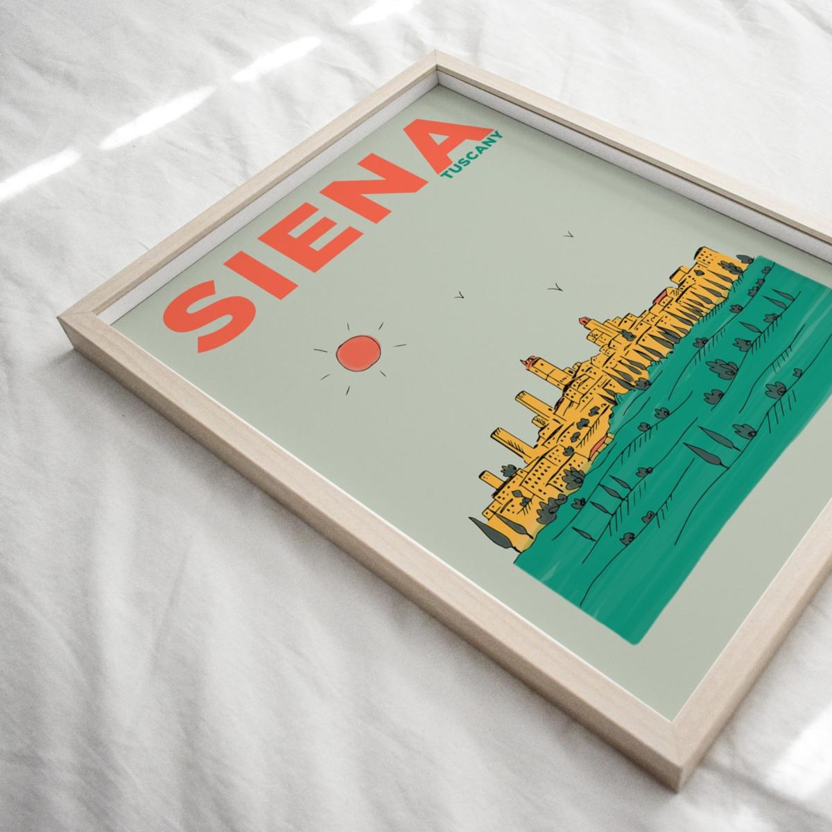 Siena Tuscany Summer Escapes Print Places & Spaces Art Co. – image 3