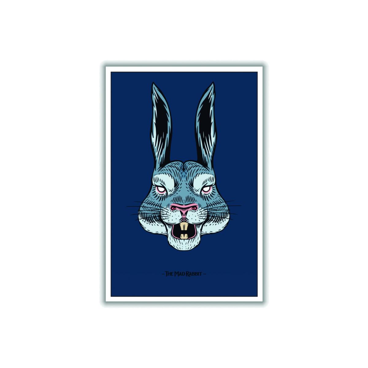 Grey The Mad Rabbit Xxs Stanley Print House – image 1