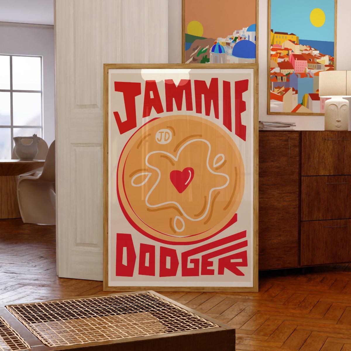 Jammie Dodger Art Print - A2 Natalie Cass Art – image 2