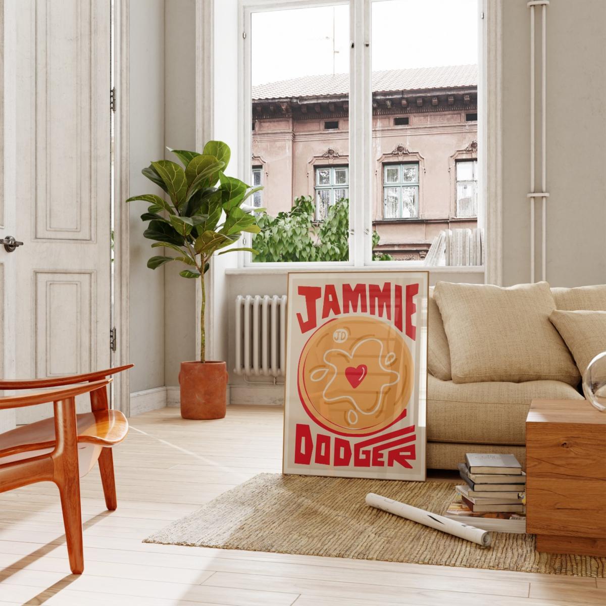 Jammie Dodger Art Print - A2 Natalie Cass Art – image 5
