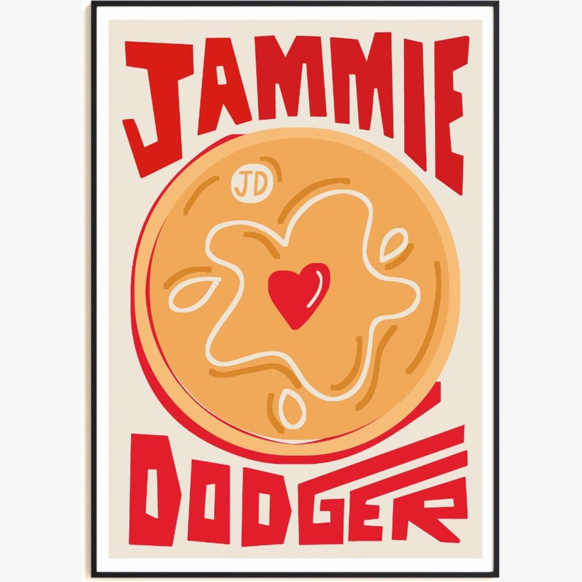 Jammie Dodger Art Print - A2 Natalie Cass Art – image 1