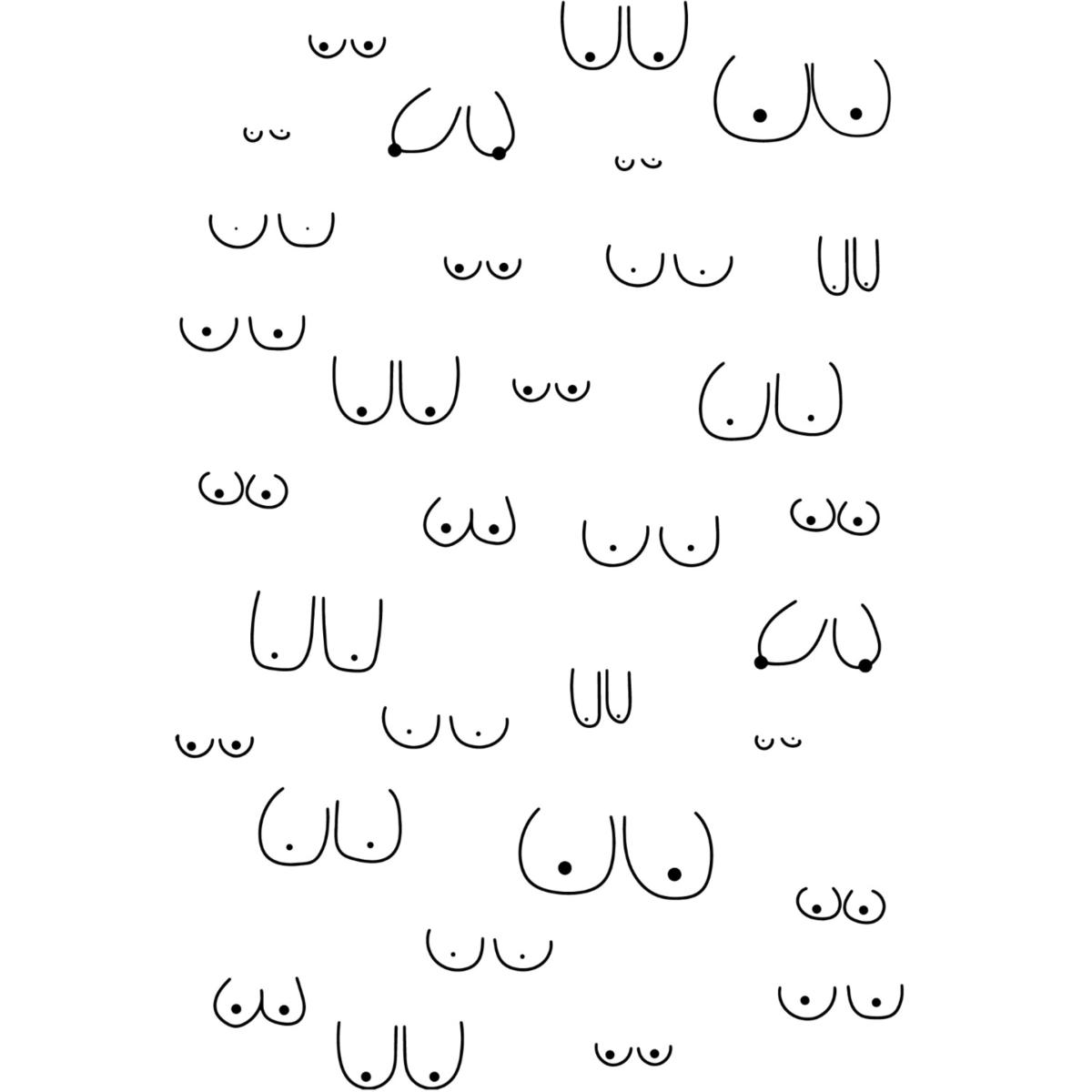 Black Boobs - A2 Poster Size A2 420 X 594Mm The Native State – image 4