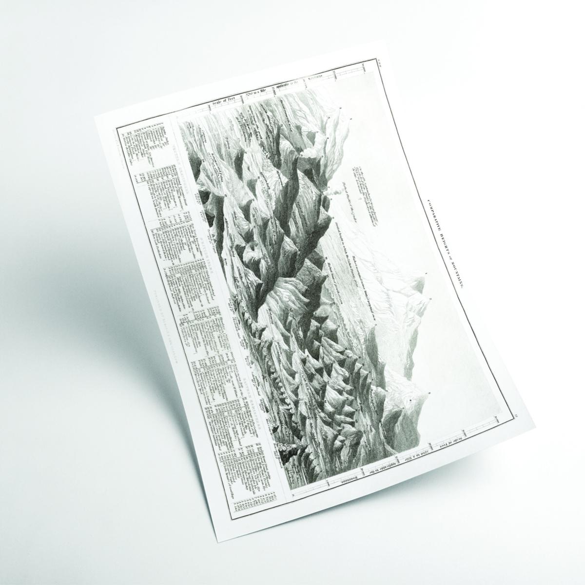 Grey Geology Map Large Stanley Print House – image 2