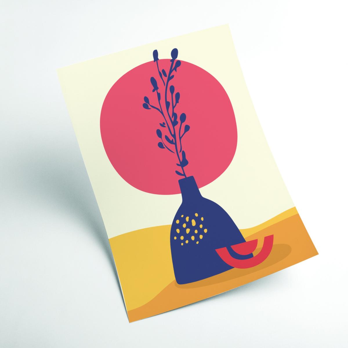 Boho Botanicals Collection #1 Large Stanley Print House – image 2