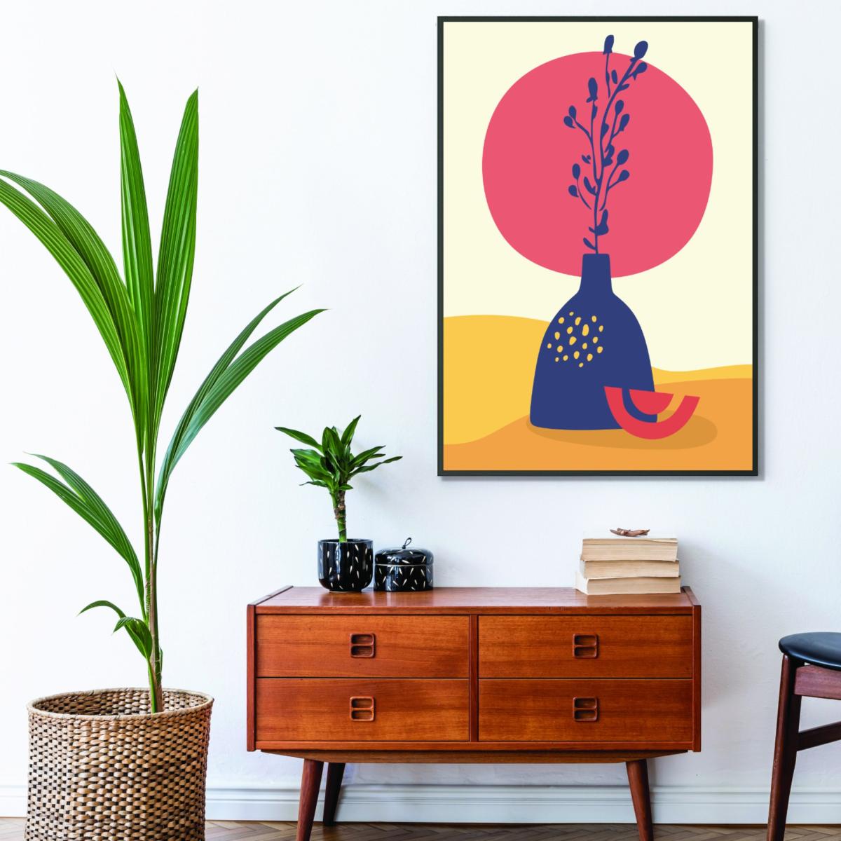 Boho Botanicals Collection #1 Large Stanley Print House – image 3