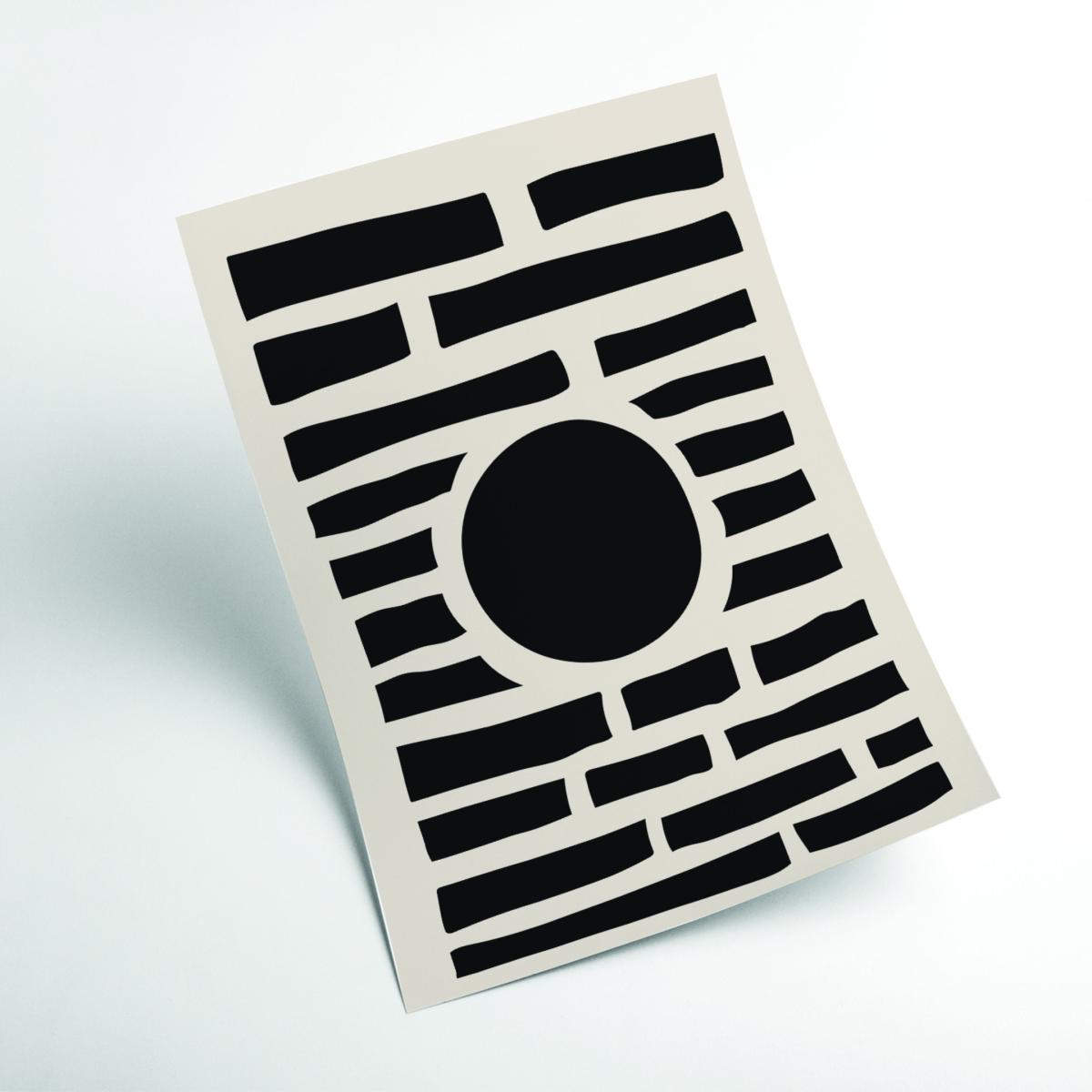 Minimal Black Expression #3 A4 210 X 297Mm Stanley Print House – image 2