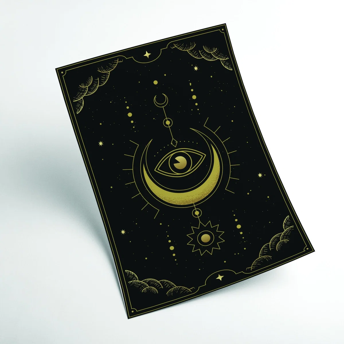 Gold Tarot Card #1 A2 420 X 594Mm Stanley Print House – image 2