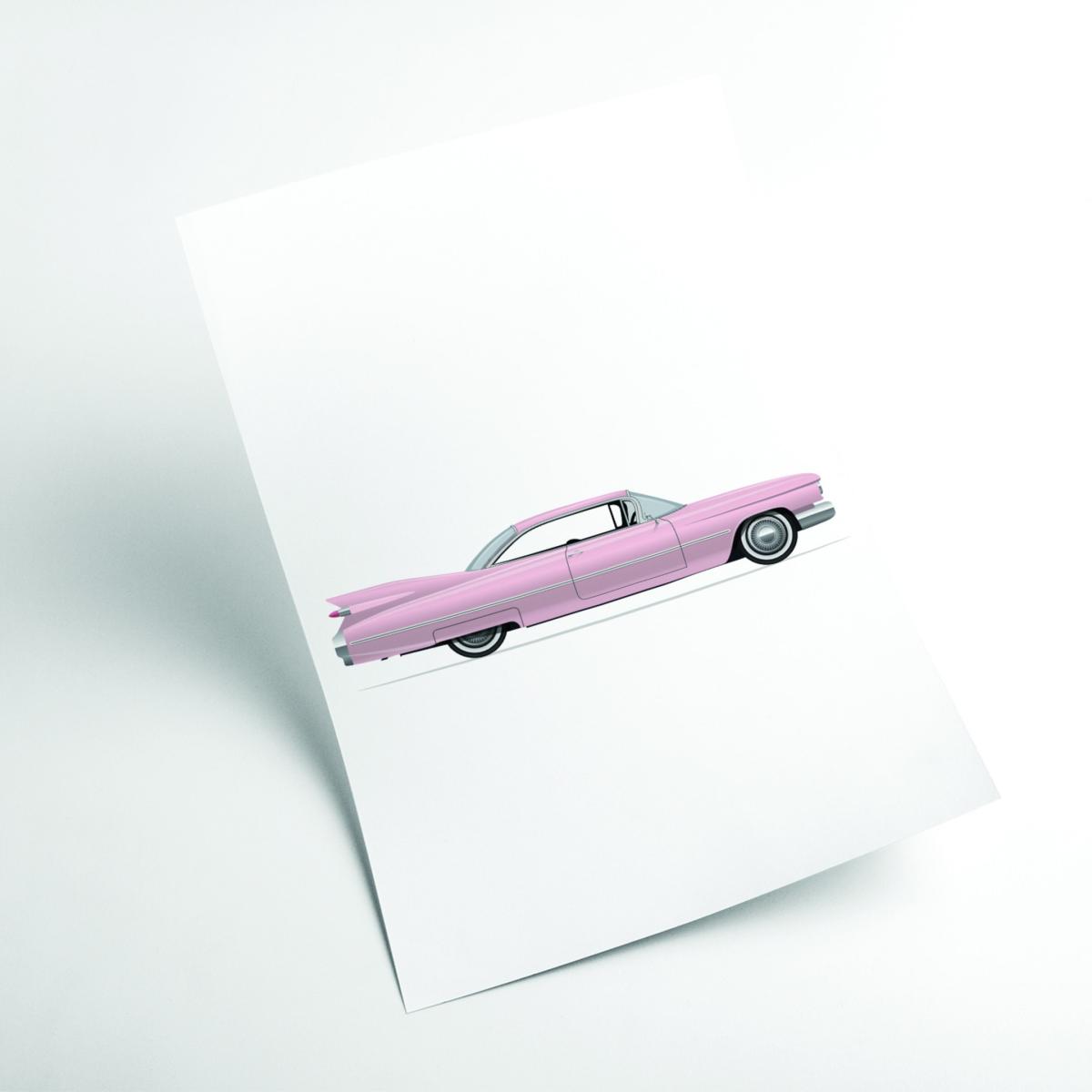 Pink / Purple Pink Classic A1 594 X 841Mm Stanley Print House – image 2