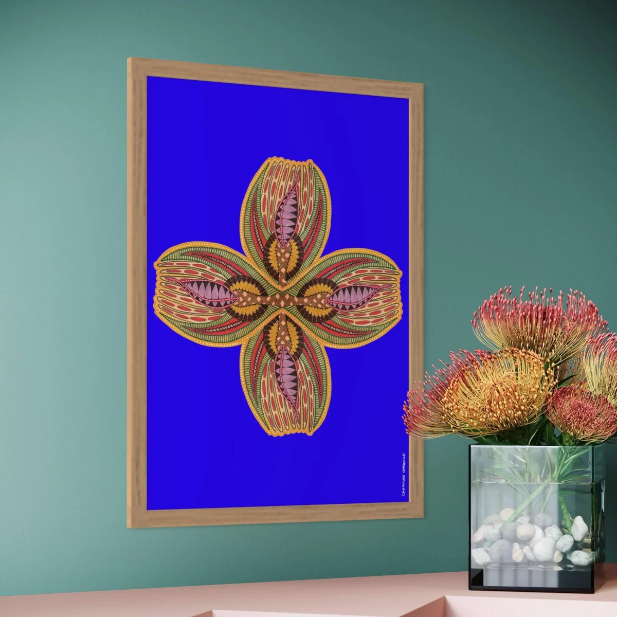 Blue / Green Rosa - Art Print Fine Art | Creature Marseille – image 2