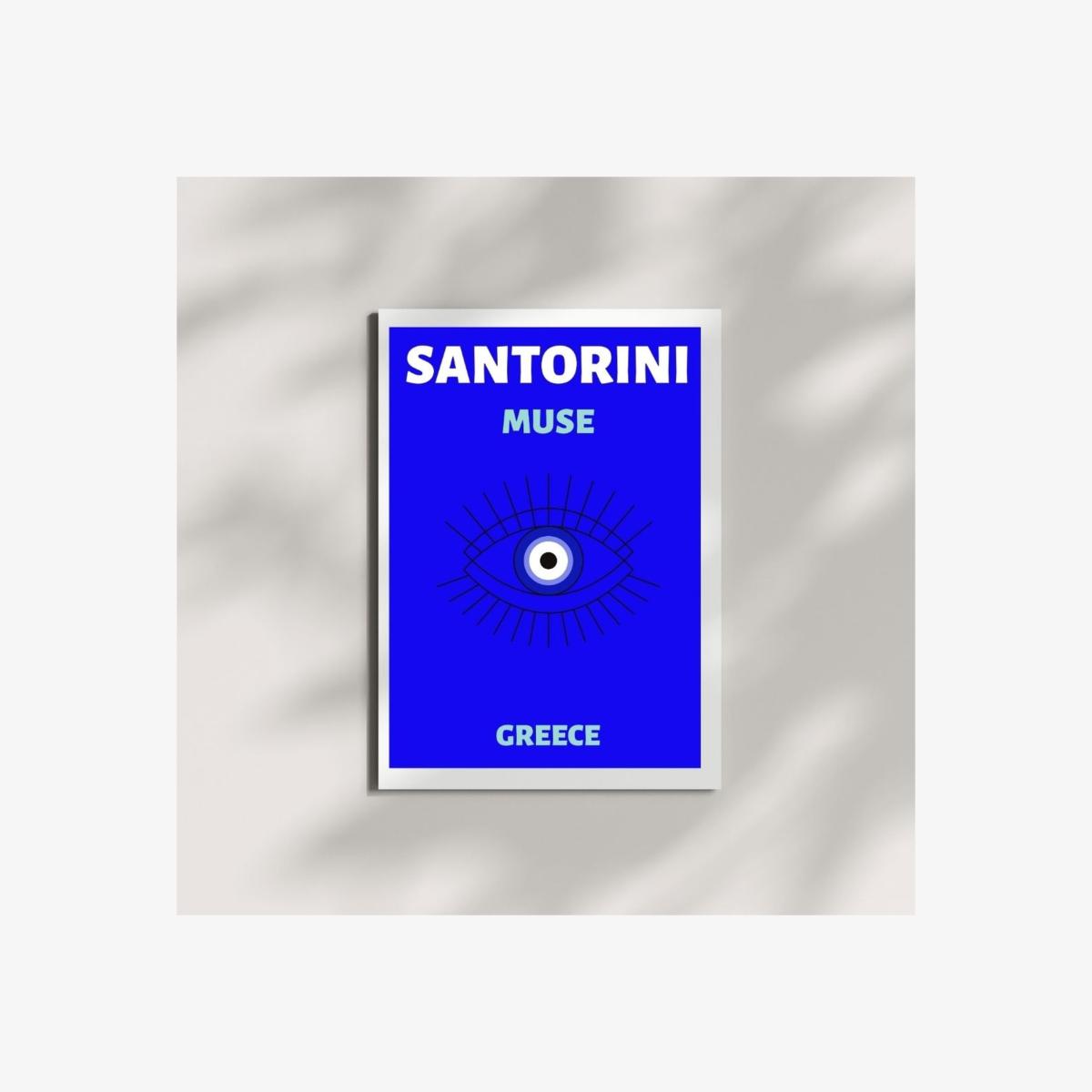 Blue Santorini Muse | Artchi – image 1