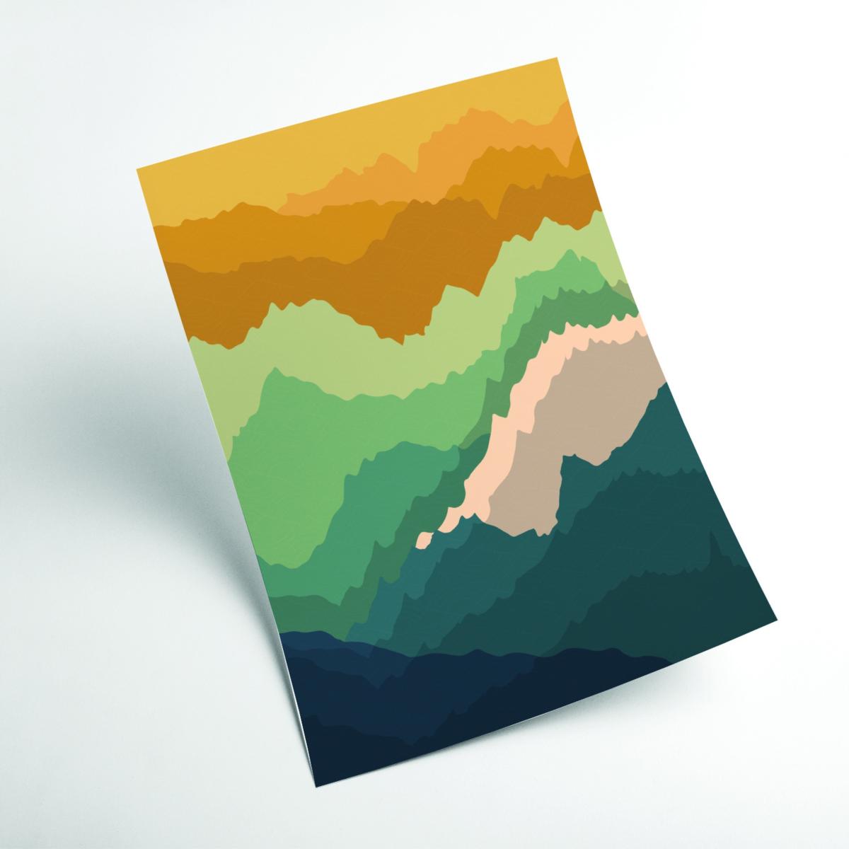 Japanese Mountain Topography Small Stanley Print House – image 2