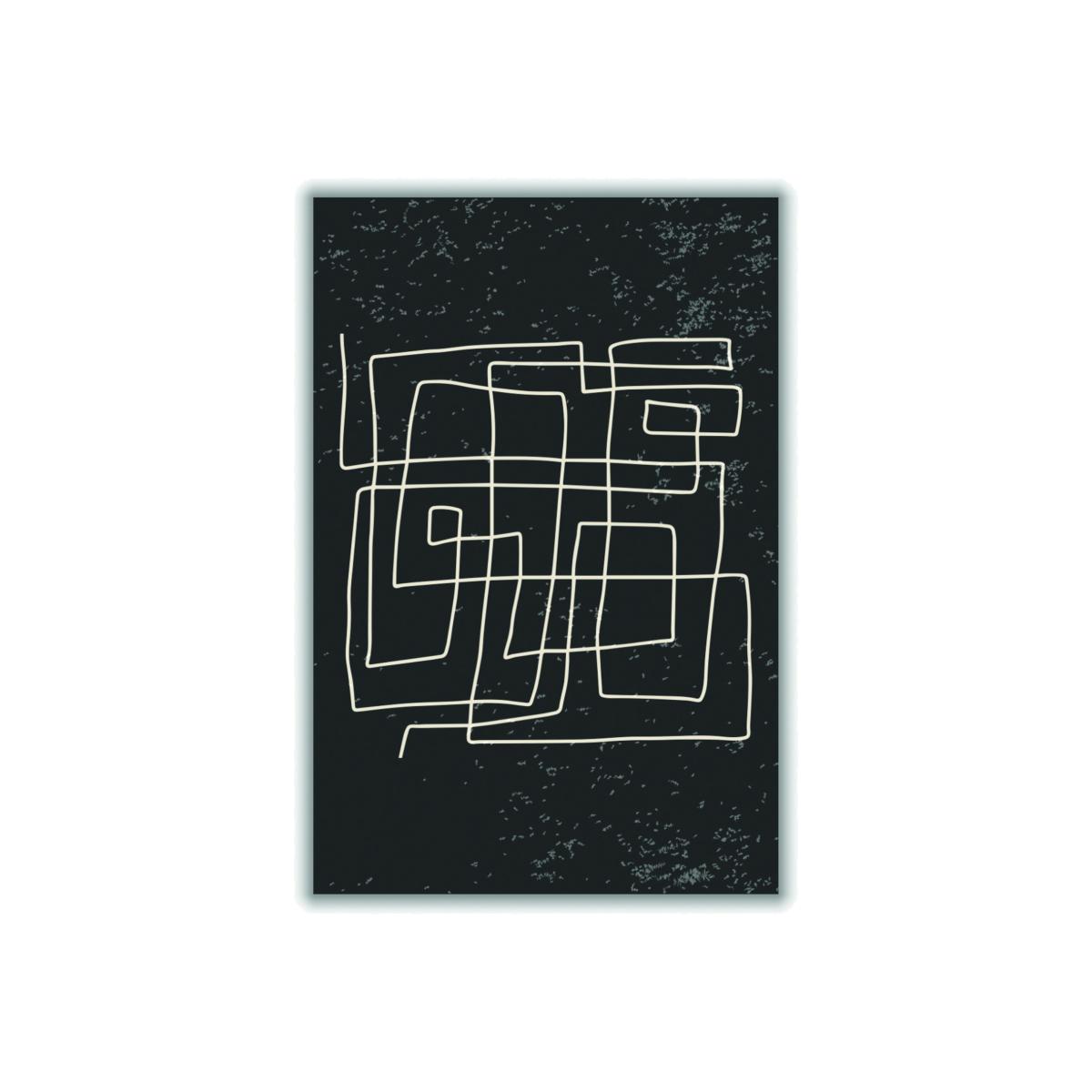 Black And White Lines #4 A4 210 X 297Mm Stanley Print House – image 1