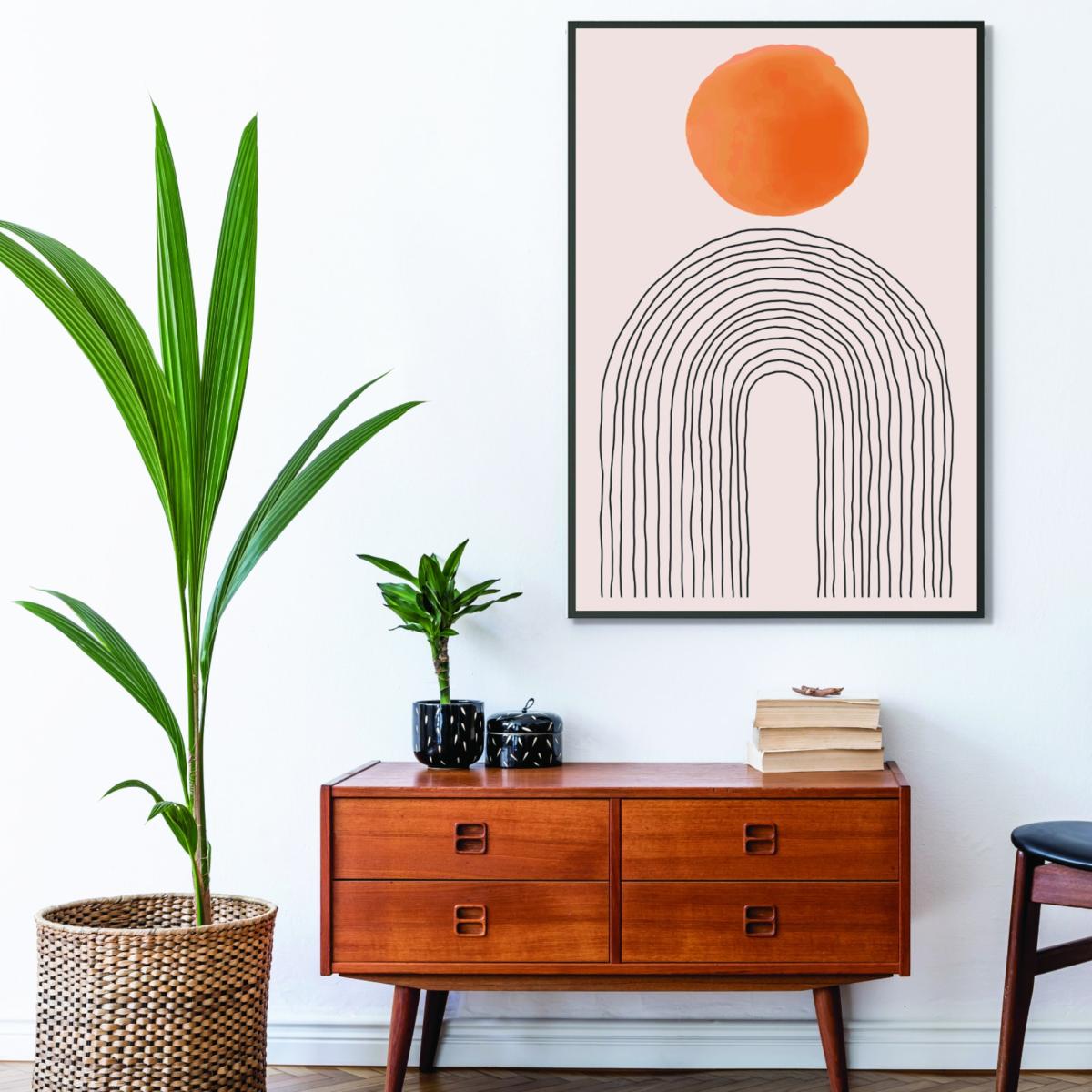 Yellow / Orange Easy Sun #2 A4 210 X 297Mm Stanley Print House – image 3