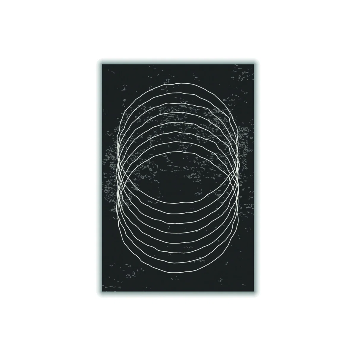 Black And White Circles A1 594 X 841Mm Stanley Print House – image 1