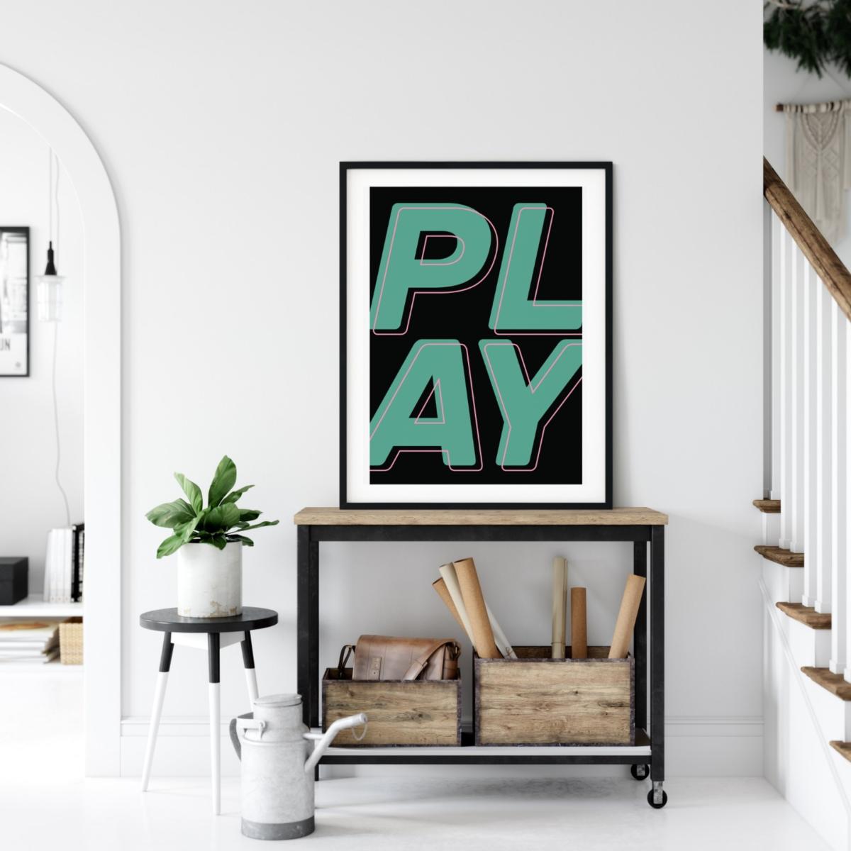 Black Play Art Print A3 297 X 420Mm The Native State – image 2