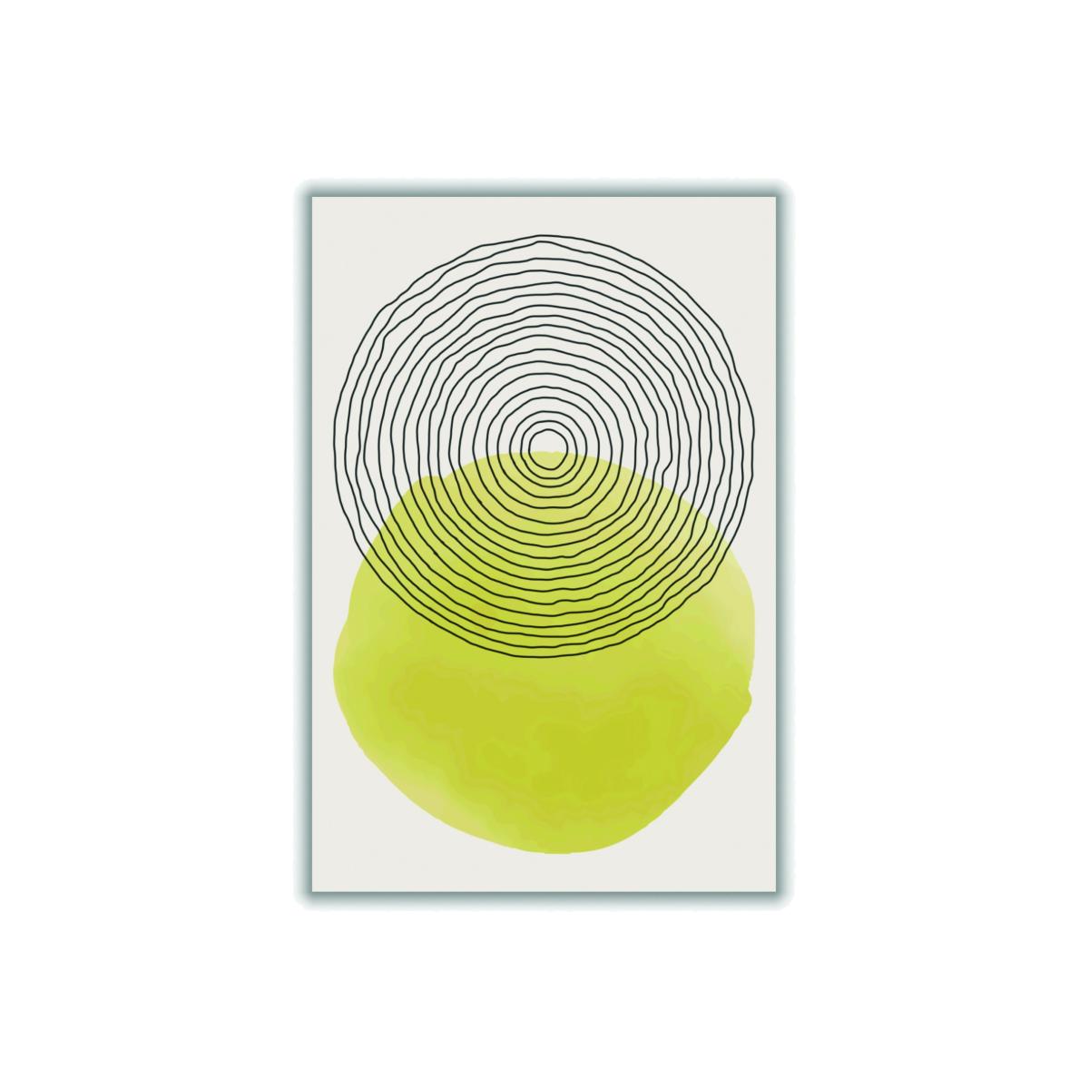 Yellow / Orange Sunny Minimal Design #2 Large Stanley Print House – image 1