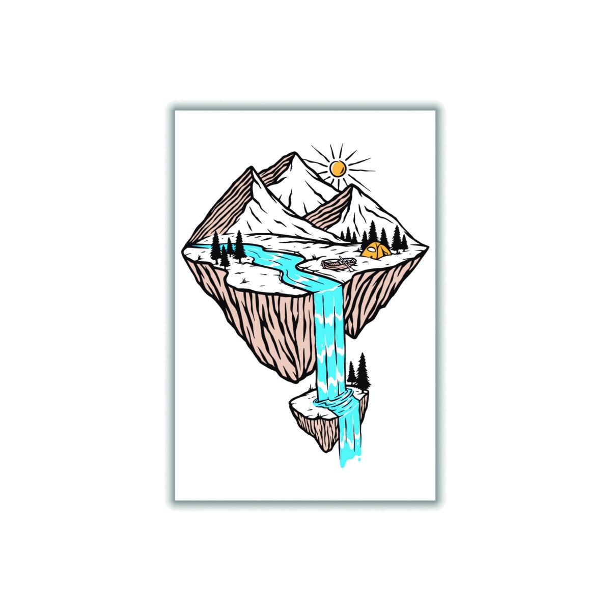 Blue More Than Meets The Eye A2 420 X 594Mm Stanley Print House – image 1