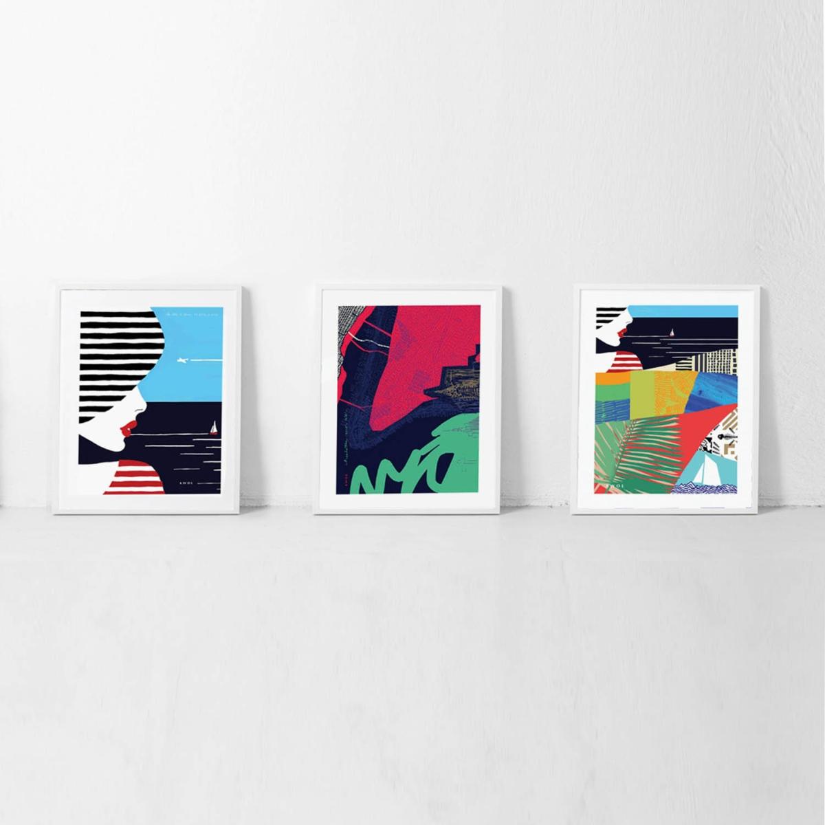 French Riviera Art Print Awol – image 11
