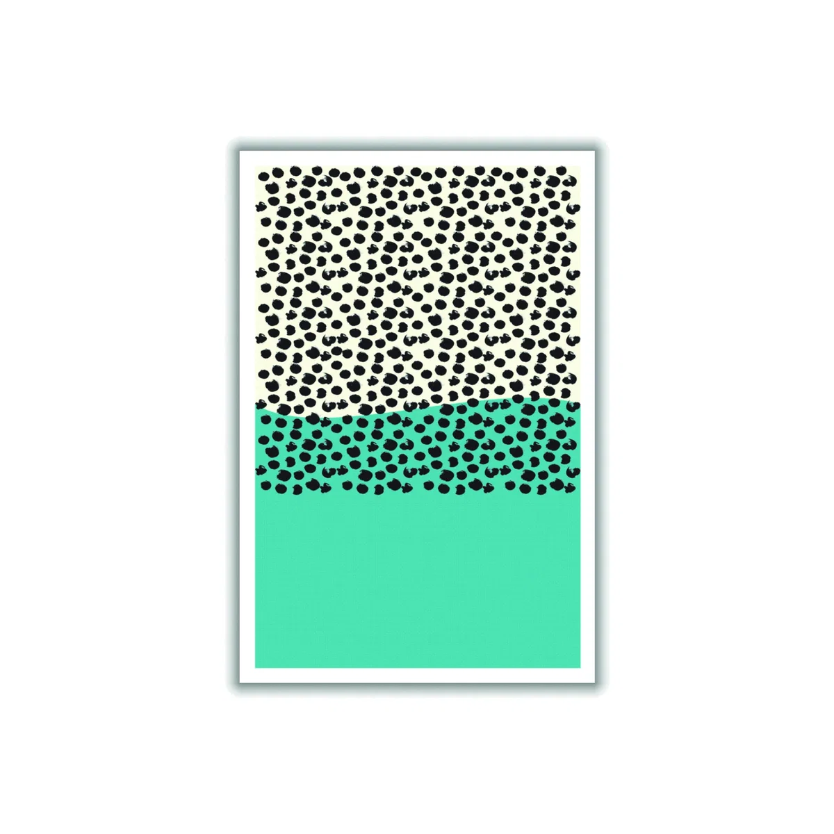 Blue Vibe Halftone A2 420 X 594Mm Stanley Print House – image 1