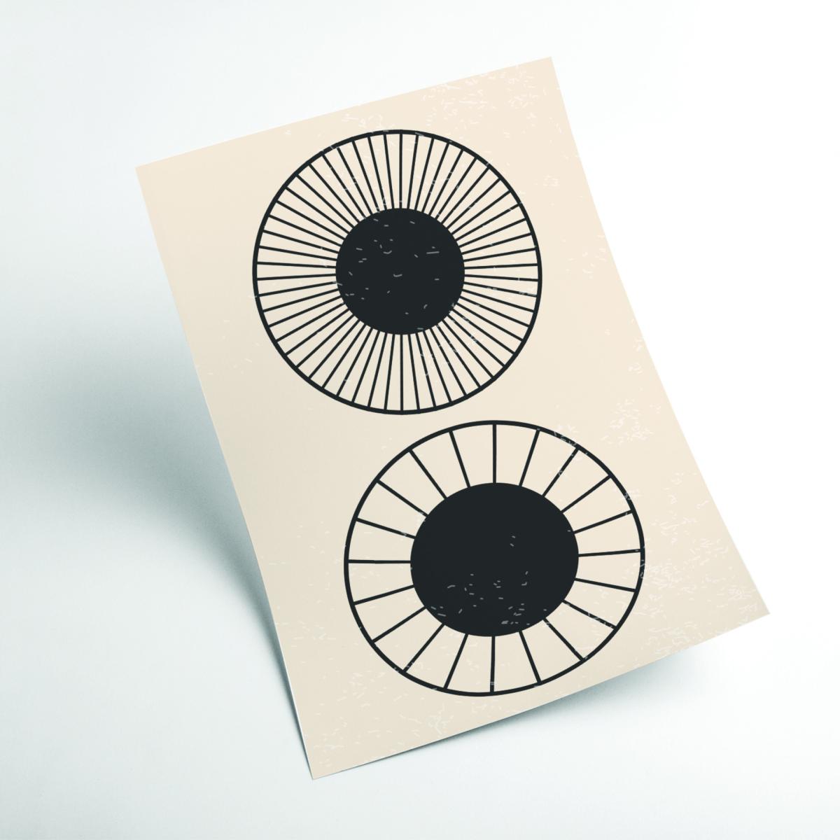 Black Circles! A1 594 X 841Mm Stanley Print House – image 2