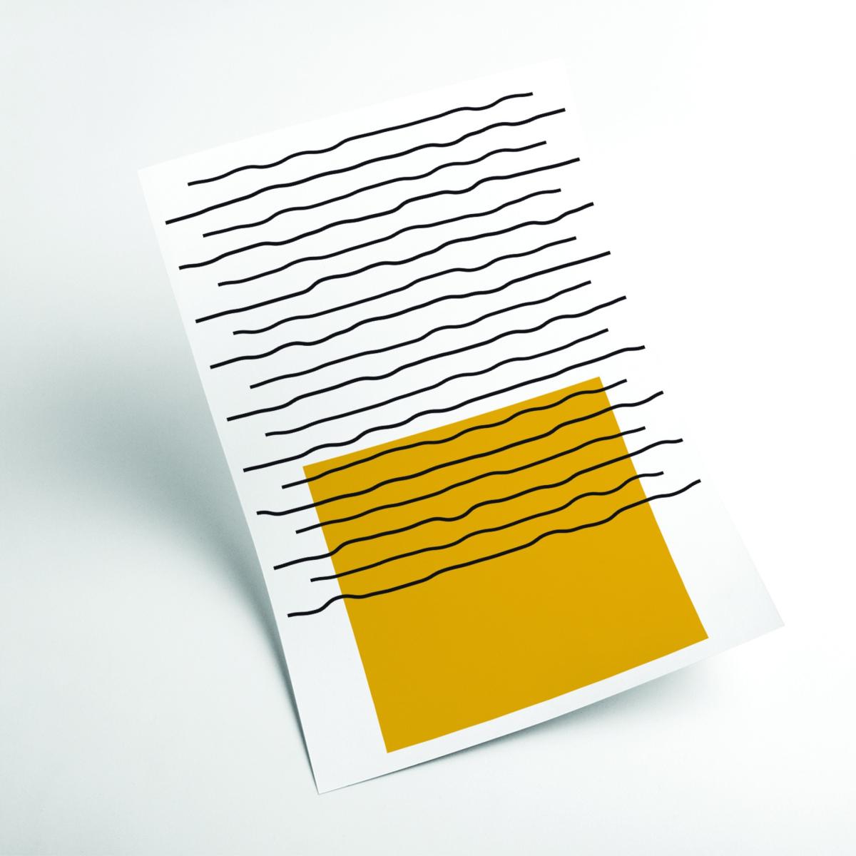 Yellow / Orange Minimal Primary 2 Small Stanley Print House – image 2