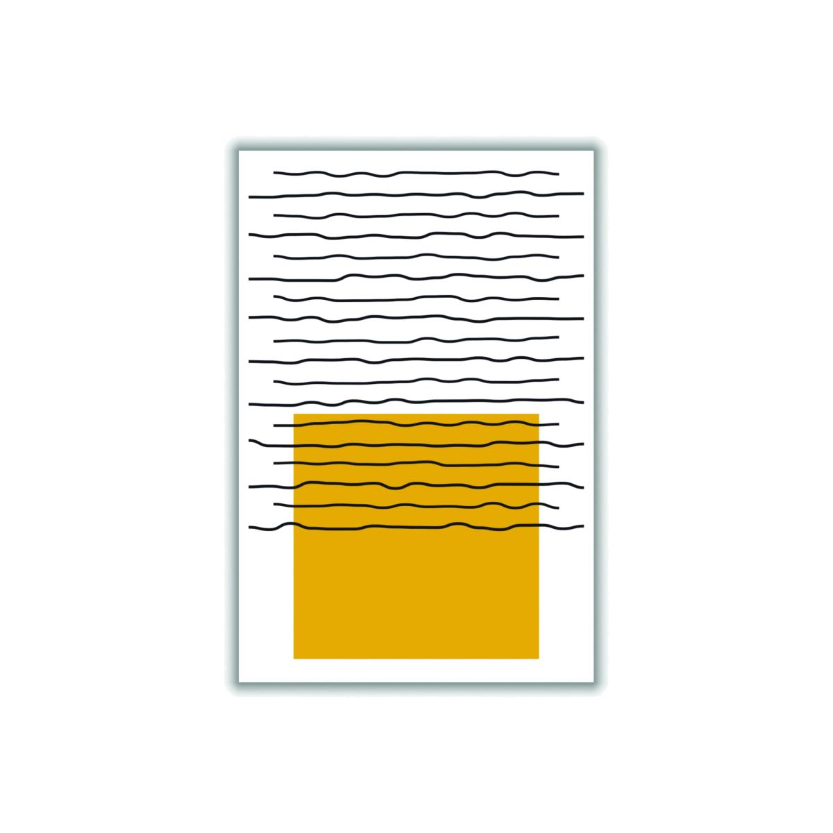 Yellow / Orange Minimal Primary 2 Small Stanley Print House – image 1