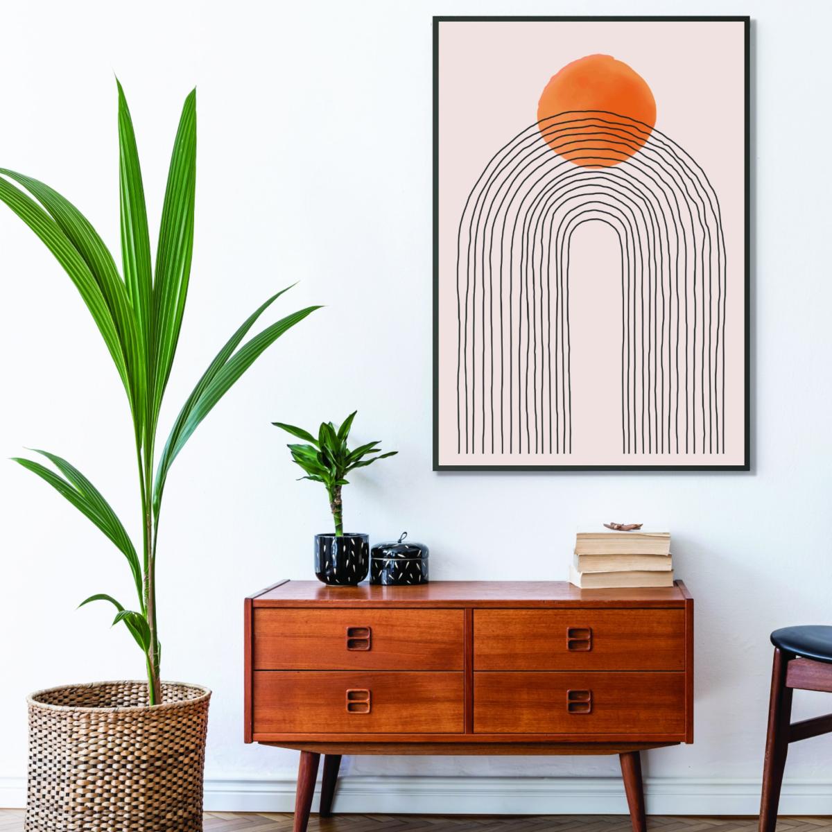 Yellow / Orange Easy Sun #1 Large Stanley Print House – image 3
