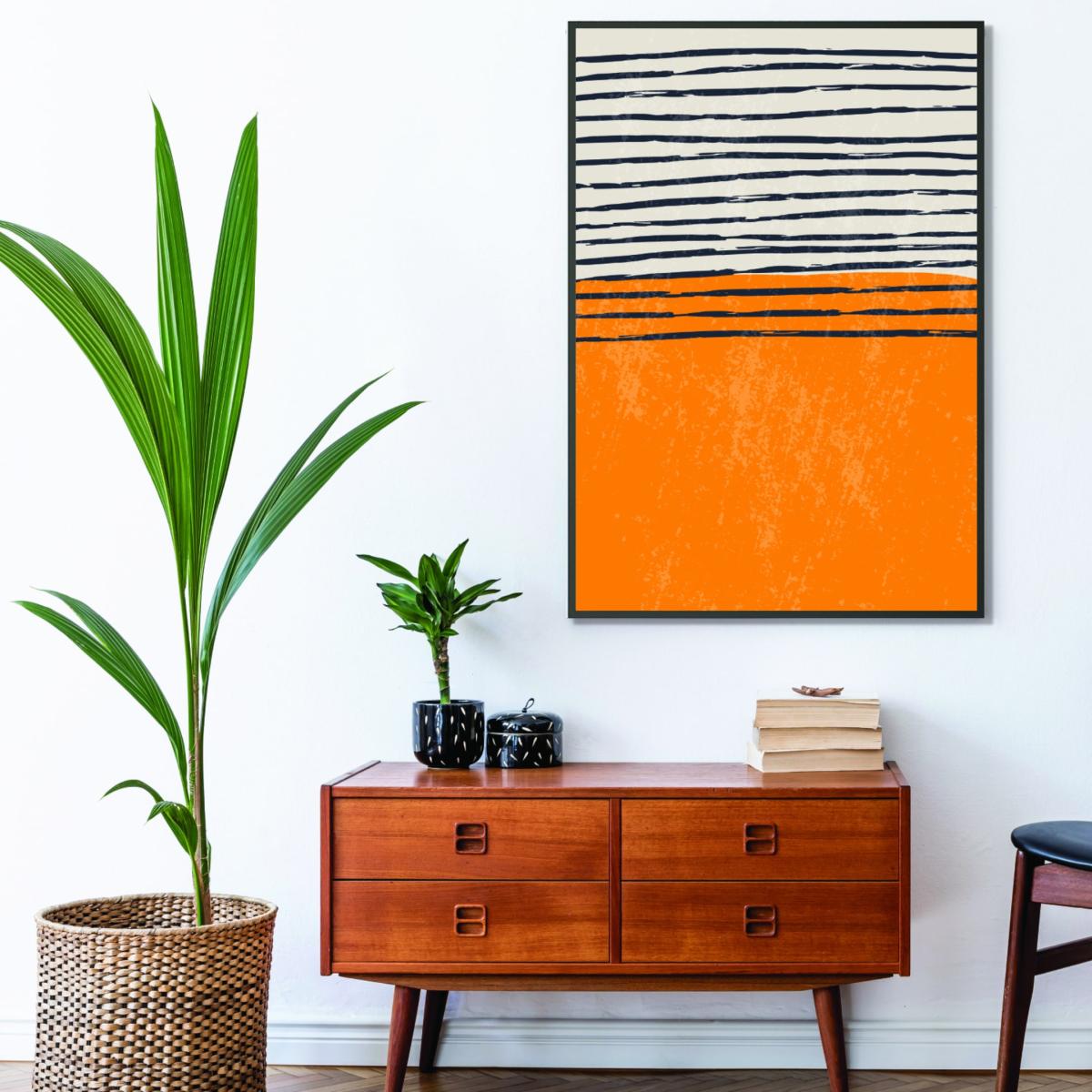 Yellow / Orange Minimal Design #2 A4 210 X 297Mm Stanley Print House – image 3