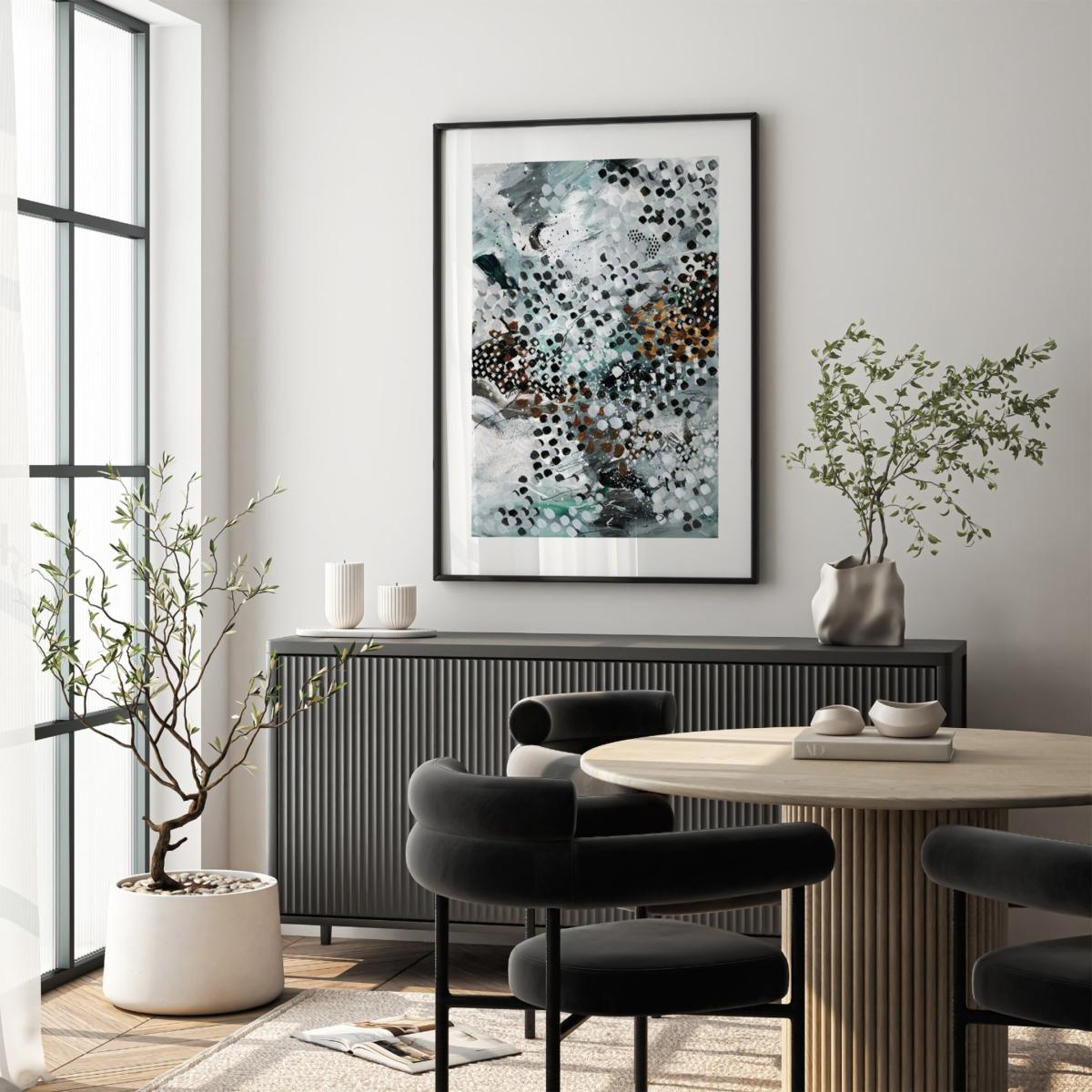 Black / White / Grey Because I'm A Mirrorball, Large Print | Jessica Slack Studio – image 2