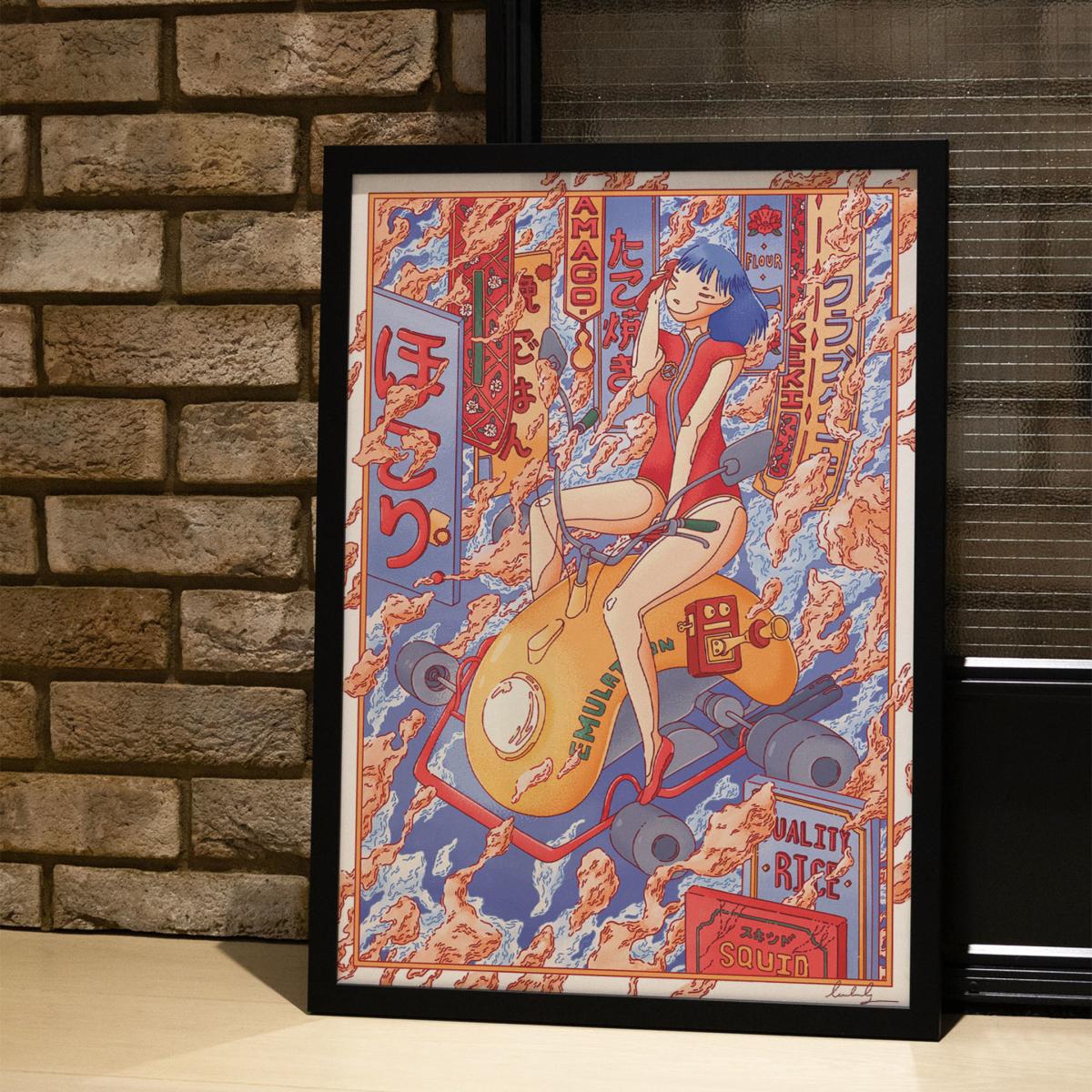 Red Ninety Six Mph - Giclee Fine Art Print - Large | A2 | 420 X 594Mm | East Side Studio London – image 5