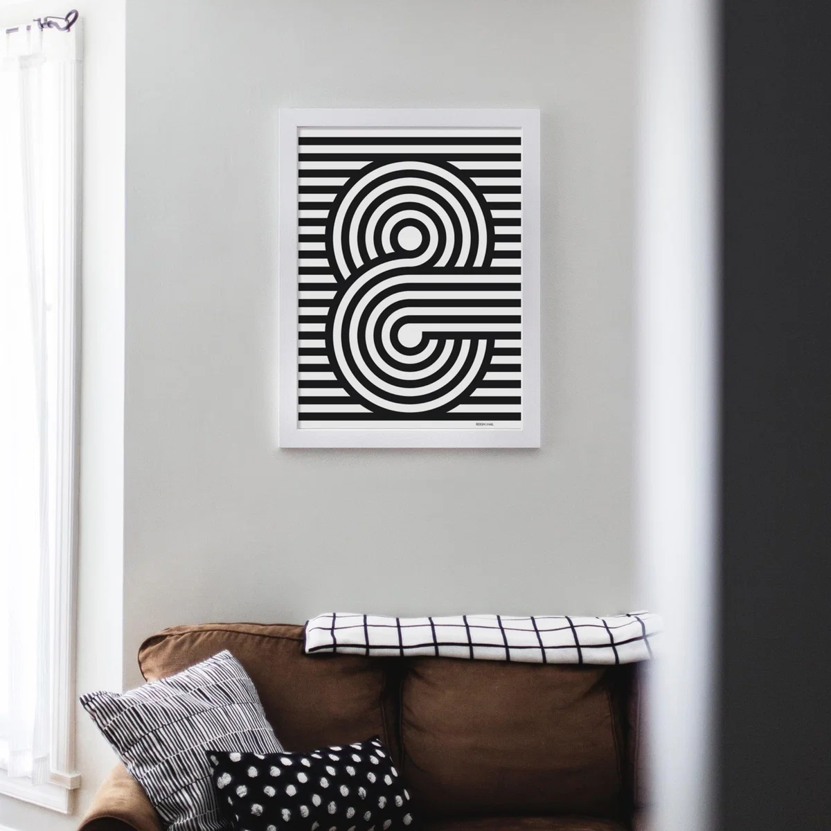 Ampersand - Geometric Typography Print A1 594 X 841Mm Reign & Hail – image 4