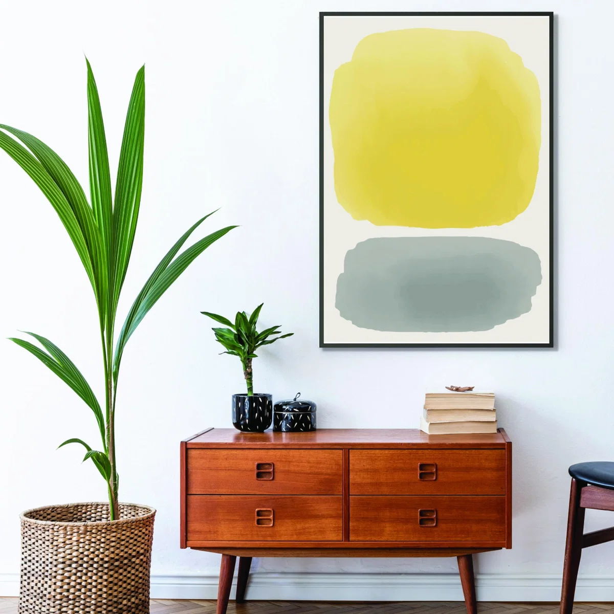 Yellow / Orange Black And Yellow Watercolor #3 A1 594 X 841Mm Stanley Print House – image 3
