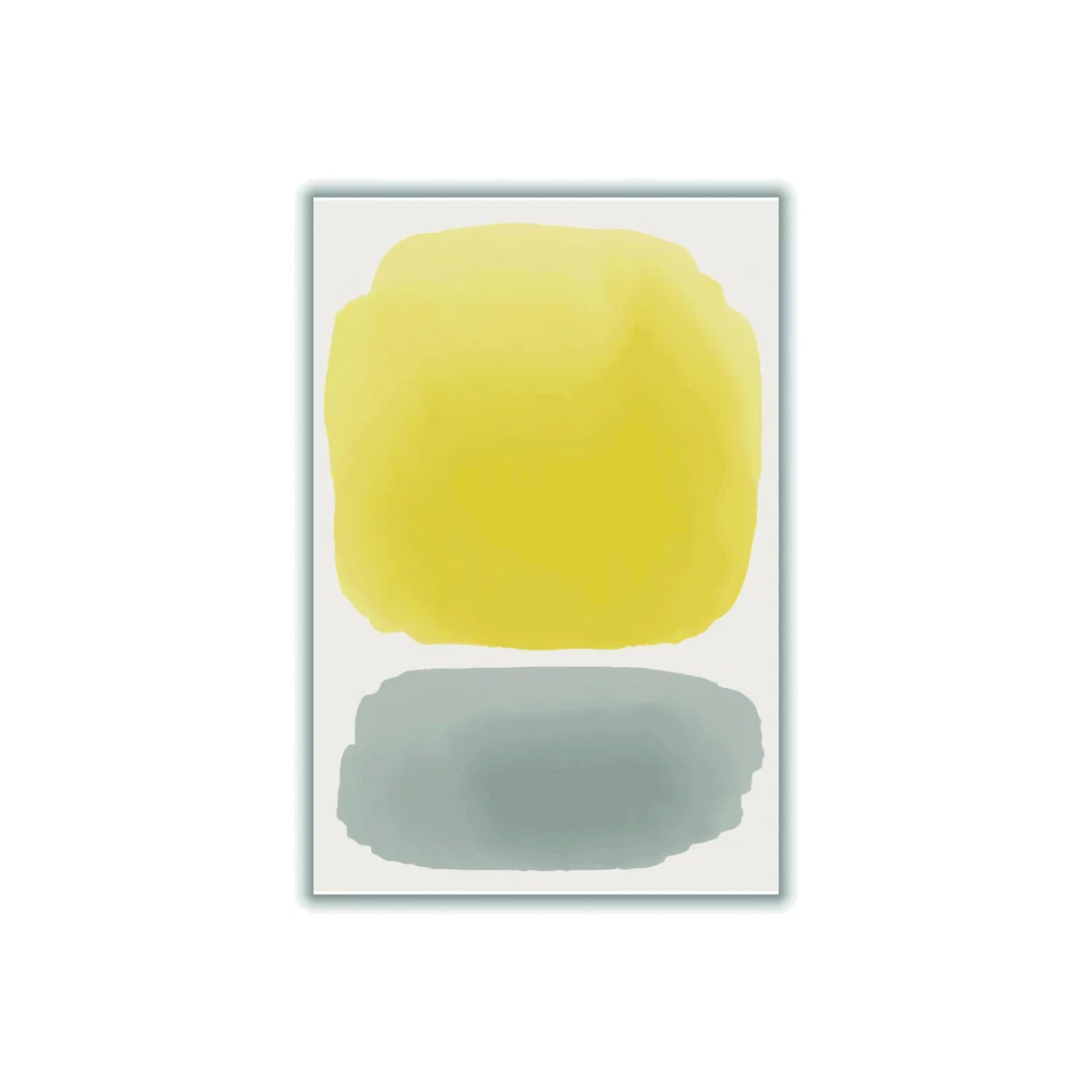 Yellow / Orange Black And Yellow Watercolor #3 A1 594 X 841Mm Stanley Print House – image 1