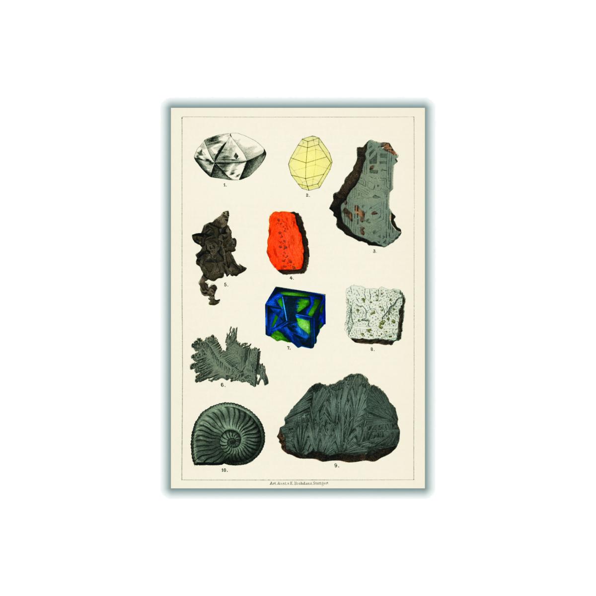 Colorful Gemstones A2 420 X 594Mm Stanley Print House – image 1