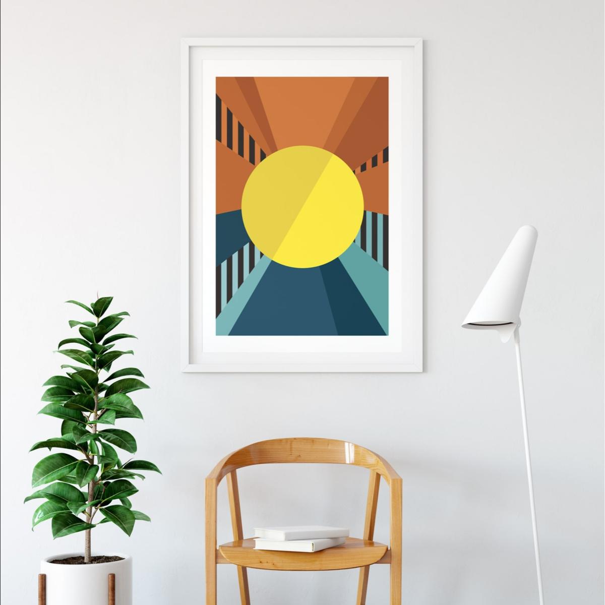 Sunshine On A Rainy Day A3 297 X 420Mm The Native State – image 2