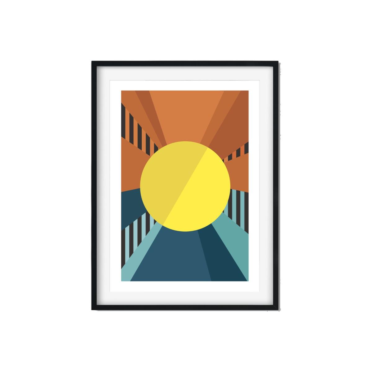 Sunshine On A Rainy Day A3 297 X 420Mm The Native State – image 1