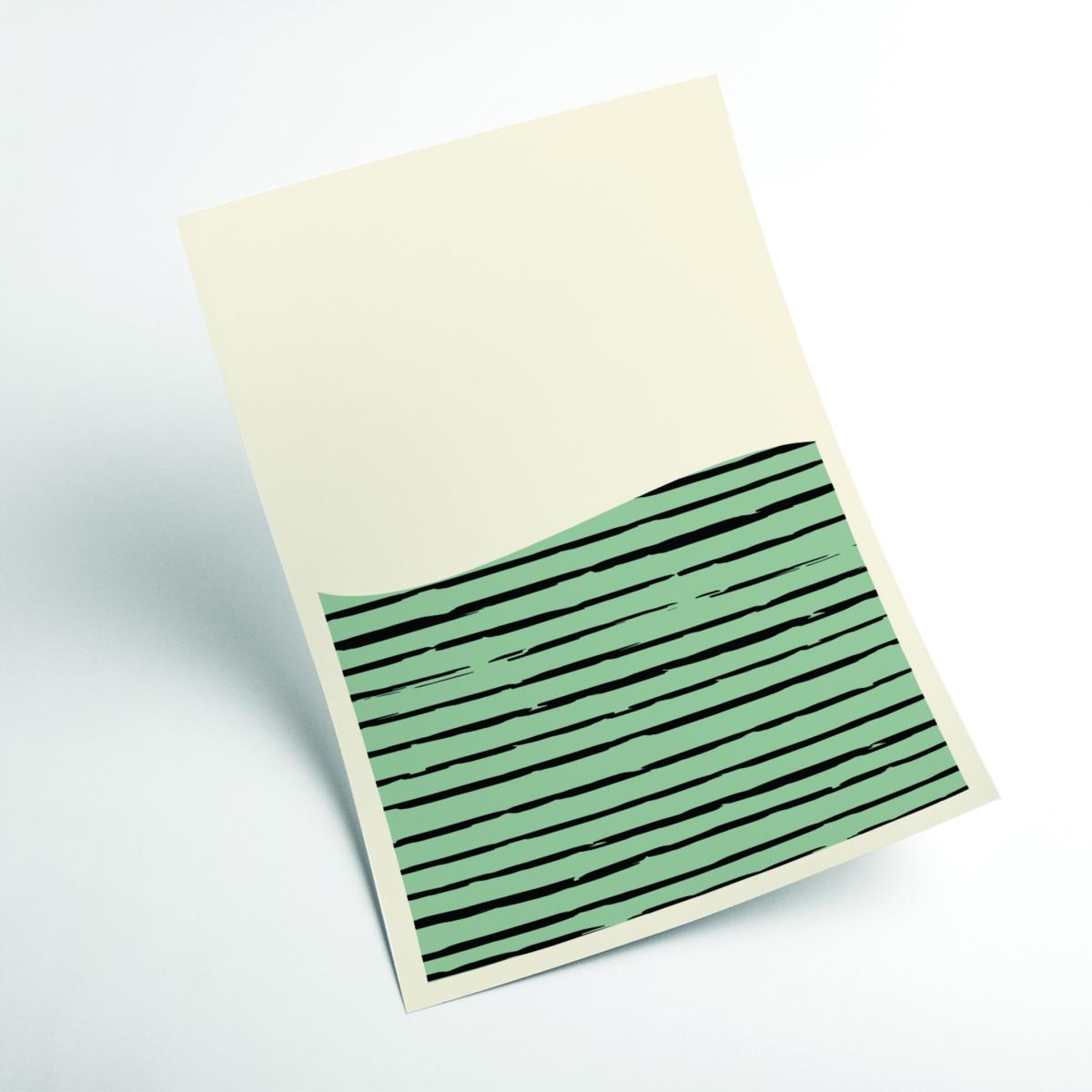 Green Minimal Midcentury Medium Stanley Print House – image 2
