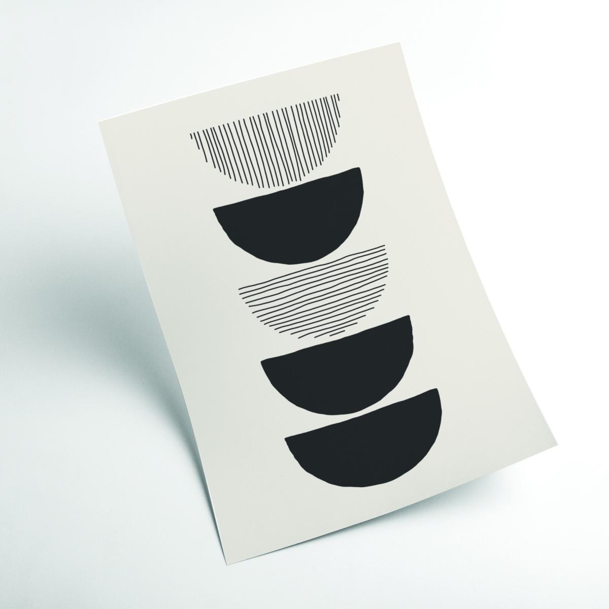 Black Circles And Lines #1 Small Stanley Print House – image 2
