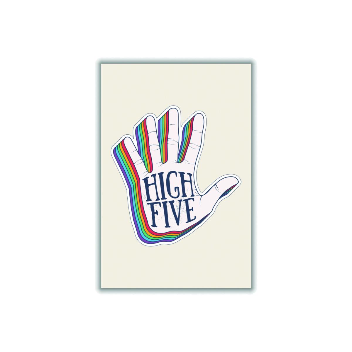 High Five!! A2 420 X 594Mm Stanley Print House – image 1
