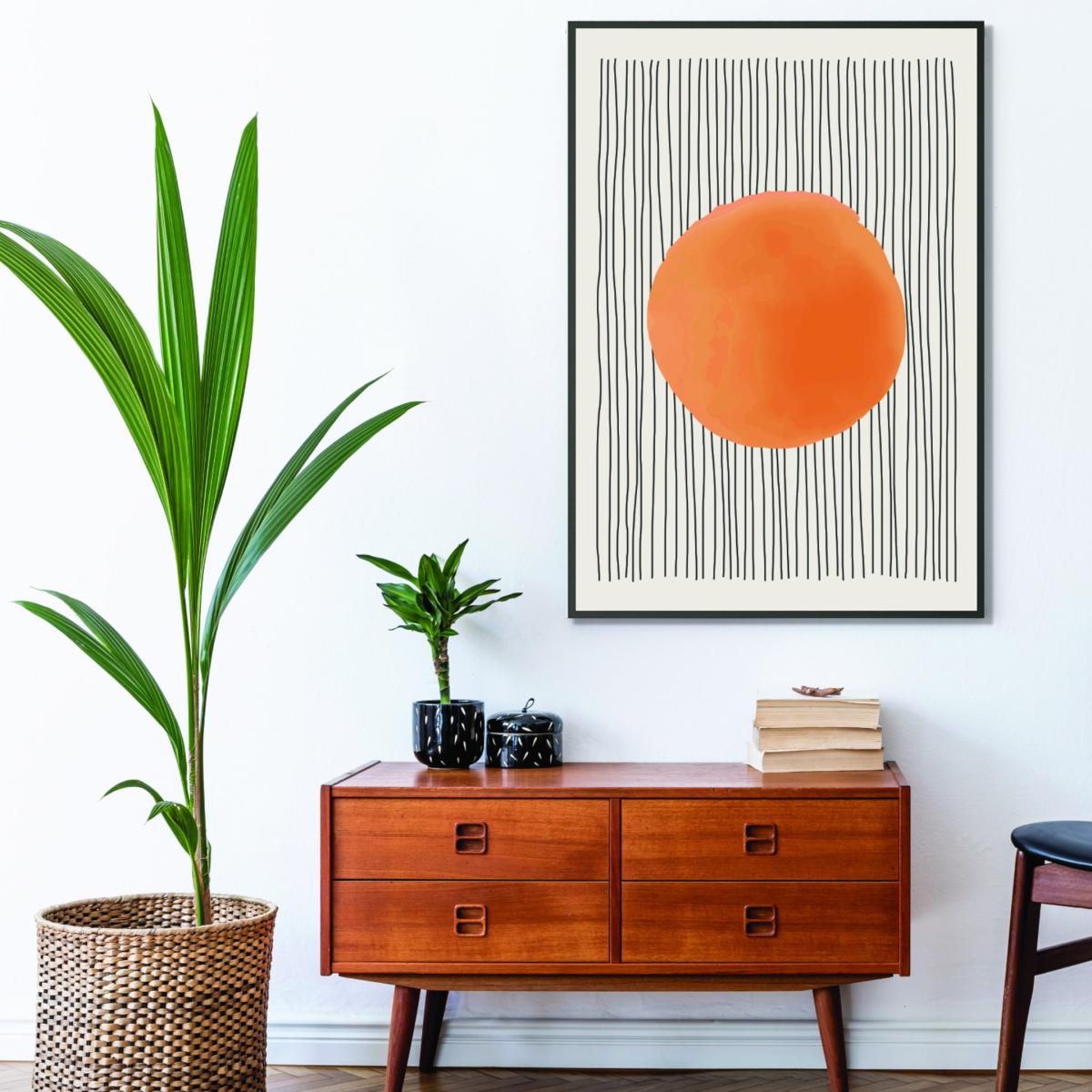 Yellow / Orange Abstract Color Vibe #2 A2 420 X 594Mm Stanley Print House – image 3
