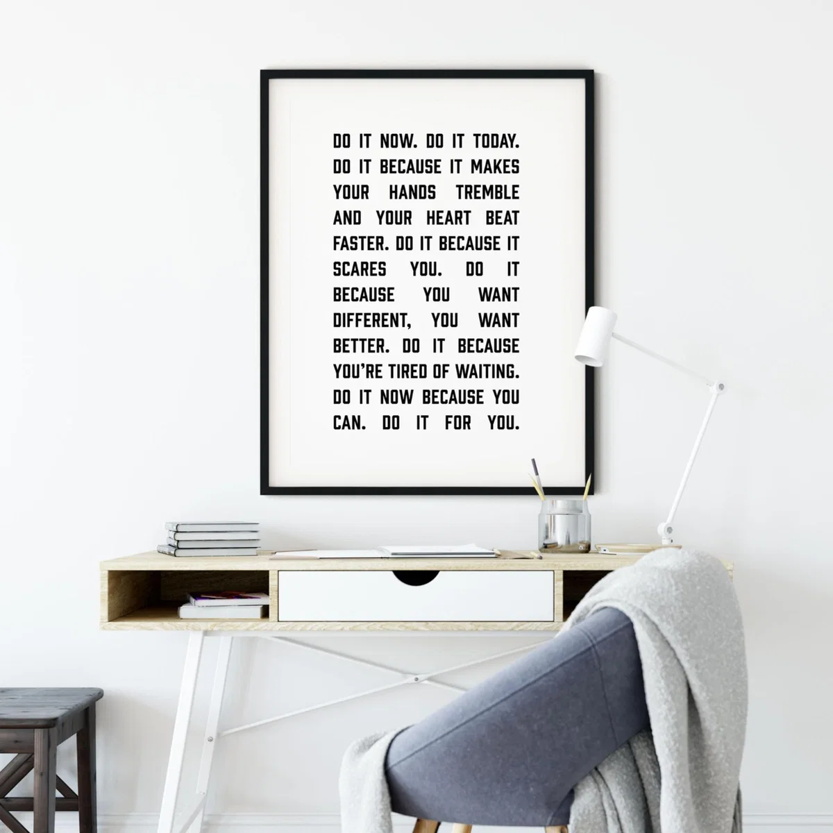 Black Do It Now - A1 Poster Size A1 594 X 841Mm The Native State – image 3