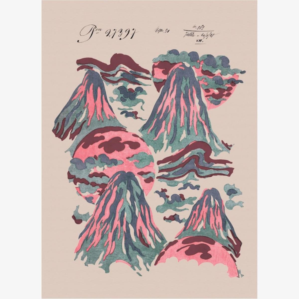 Mount Vesuvius - A3 Print~Sisters – image 1
