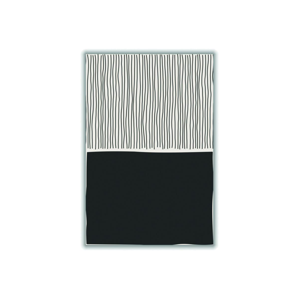 Black Minimal Line Vibes #8 Xxs Stanley Print House – image 1