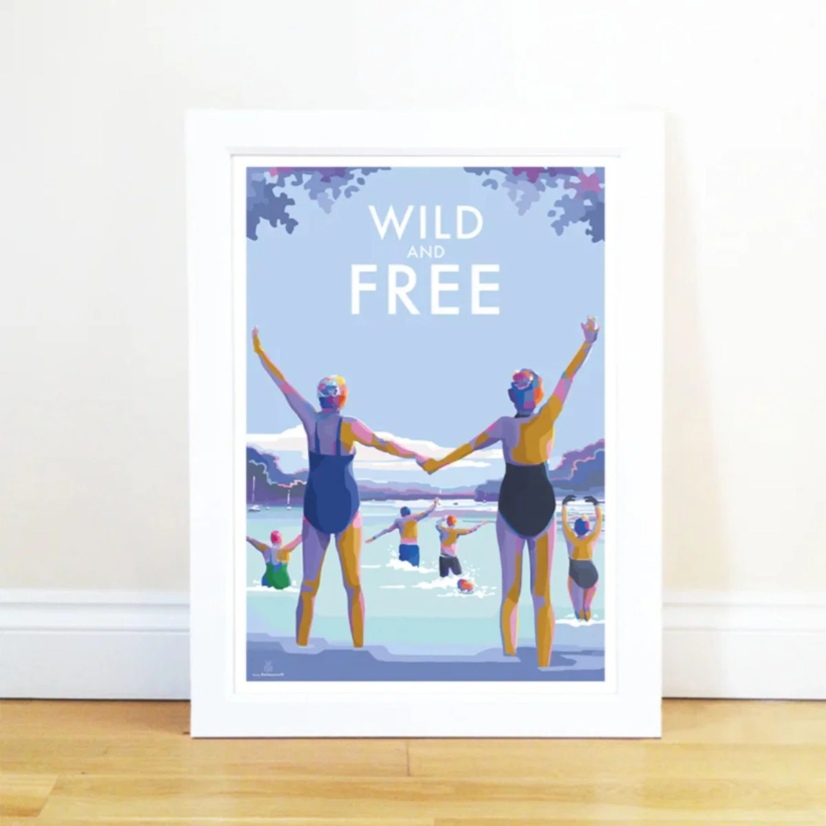 Wild And Free Quote Print | A4 | 210 X 297Mm | Becky Bettesworth – image 2