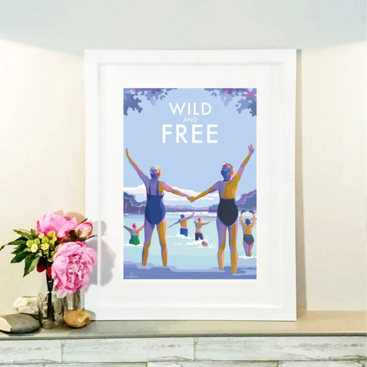 Wild And Free Quote Print | A4 | 210 X 297Mm | Becky Bettesworth – image 4