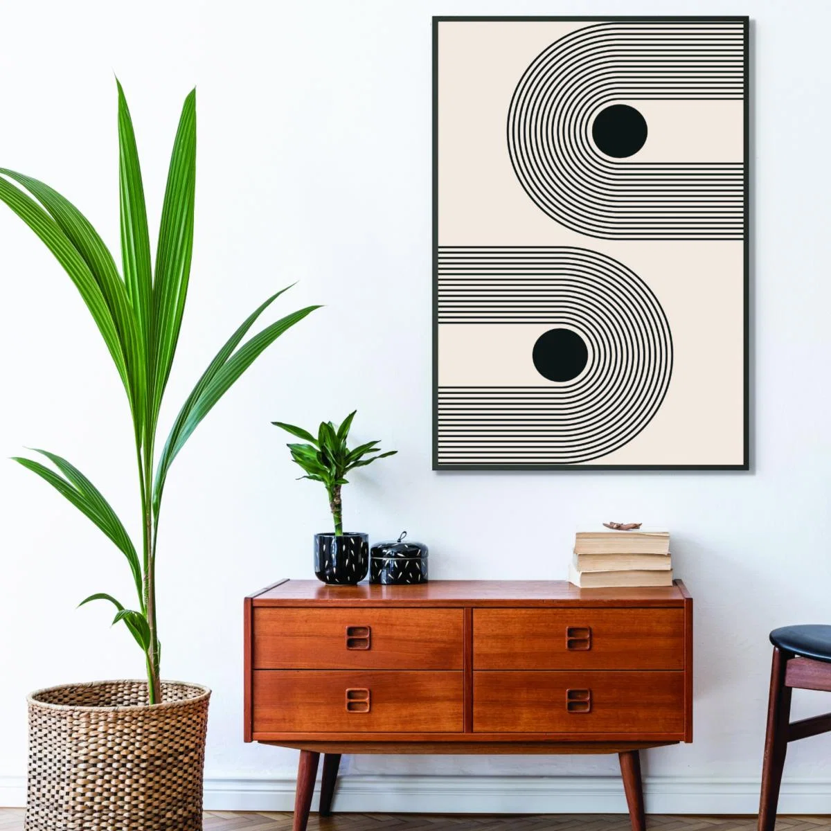 Black Boho Vibe Series #6 Large Stanley Print House – image 3