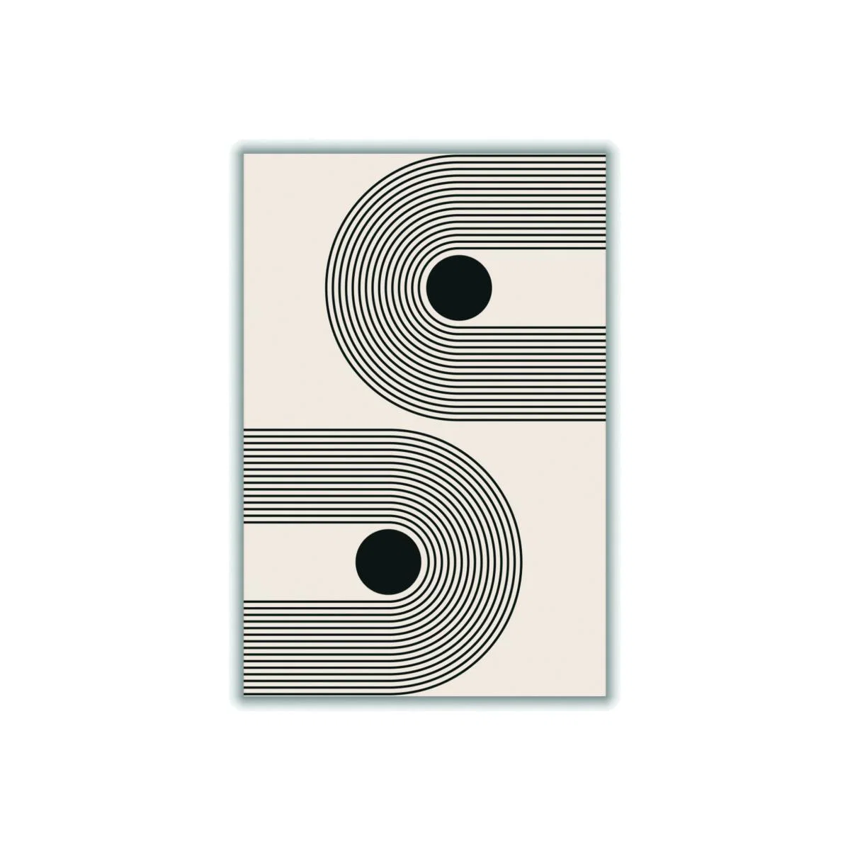 Black Boho Vibe Series #6 Large Stanley Print House – image 1