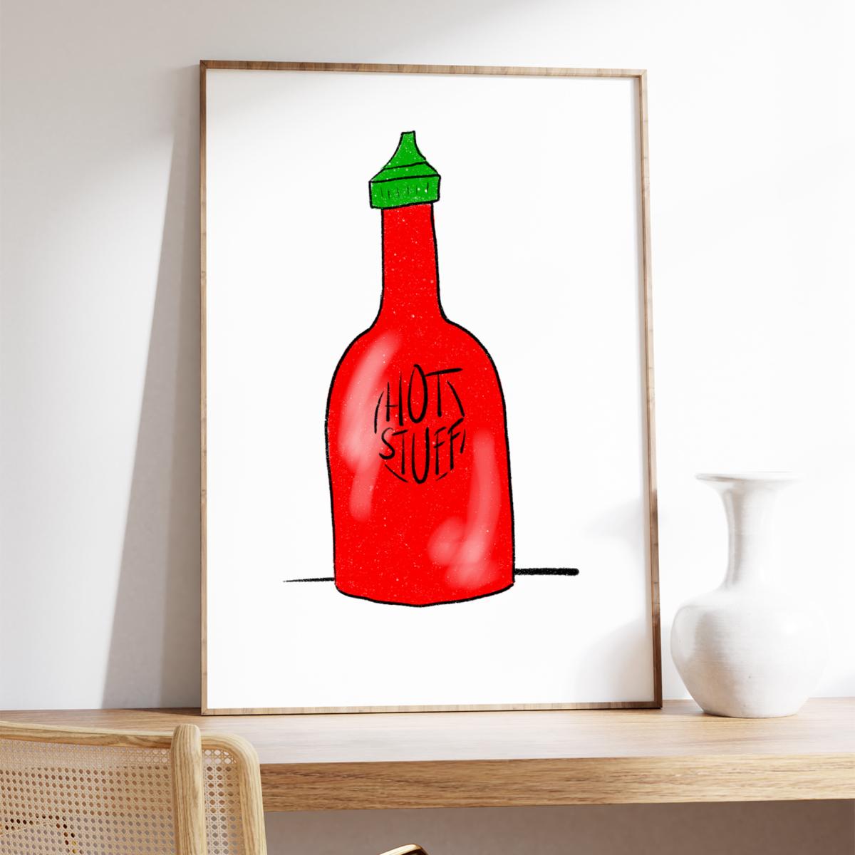 Hot Stuff Print A3 297 X 420Mm Oh Oly – image 2