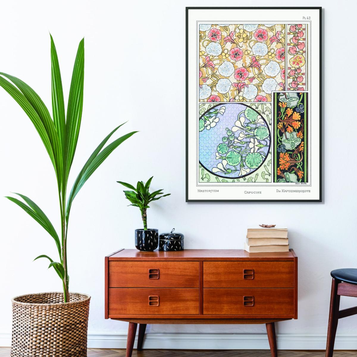 Vintage Botanicals - Capucine Nasturtium Iiii Medium Stanley Print House – image 3